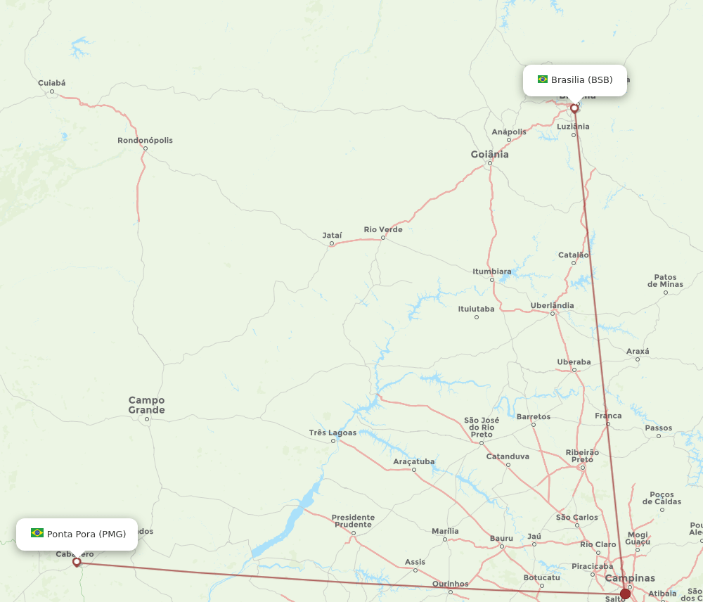 BSB-PMG flight routes