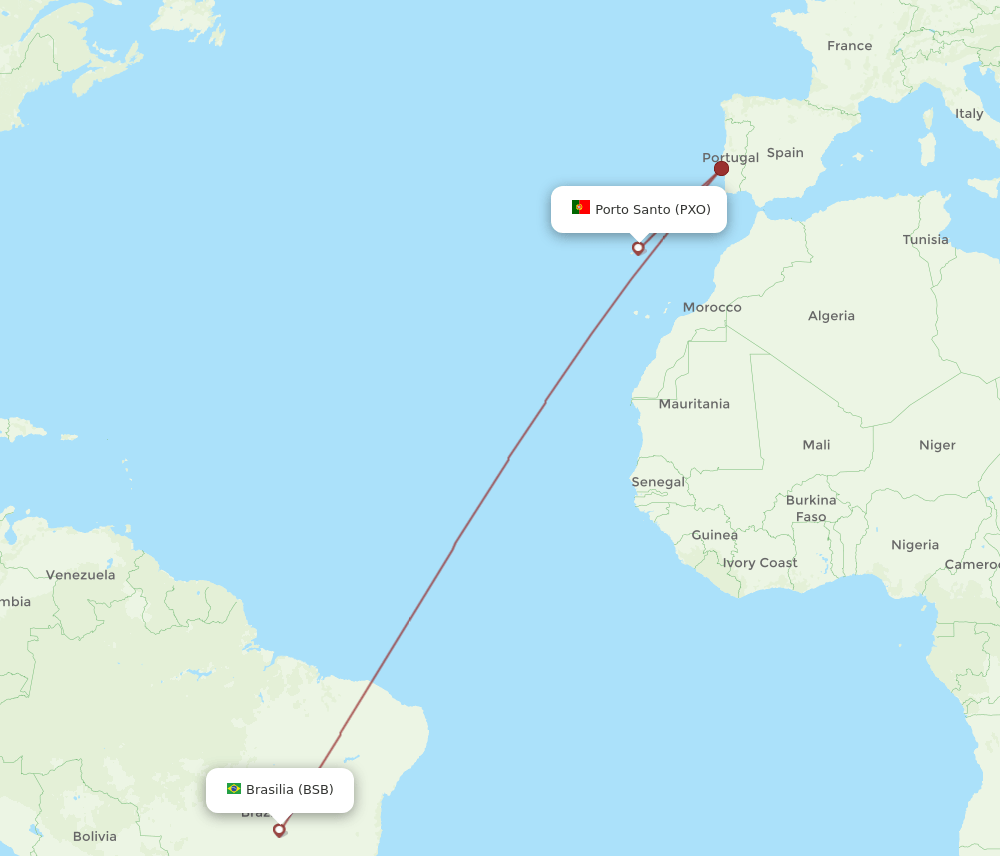 BSB-PXO flight routes