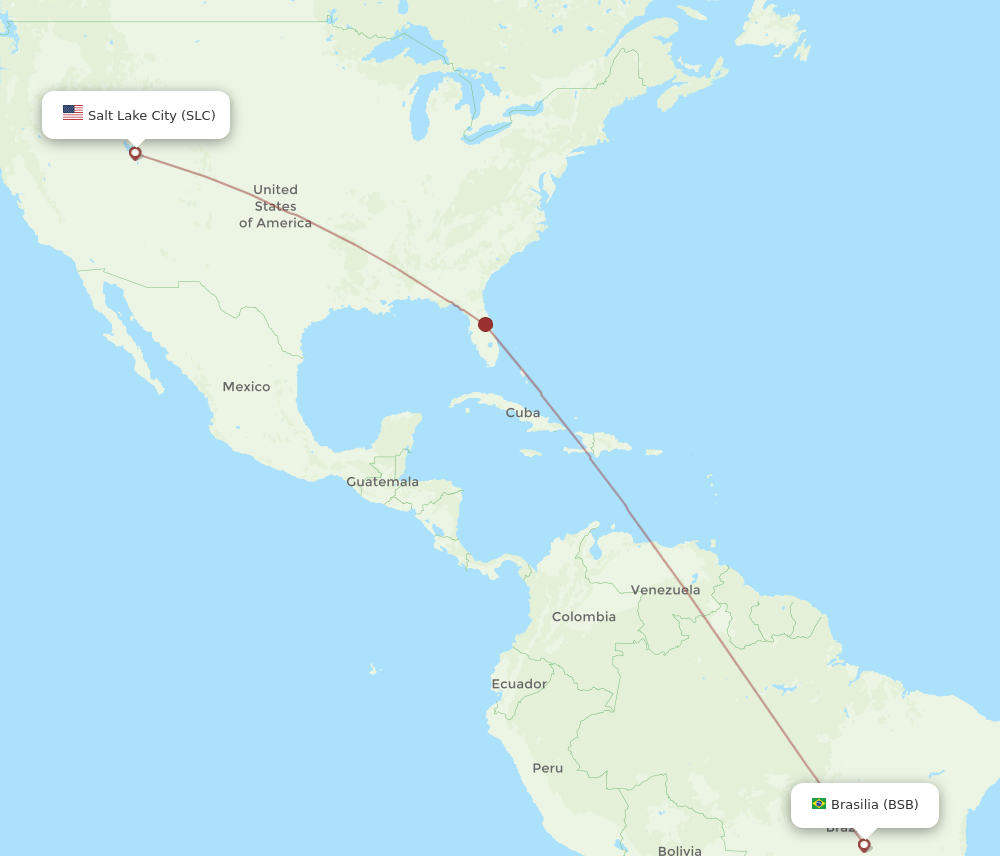 BSB-SLC flight routes