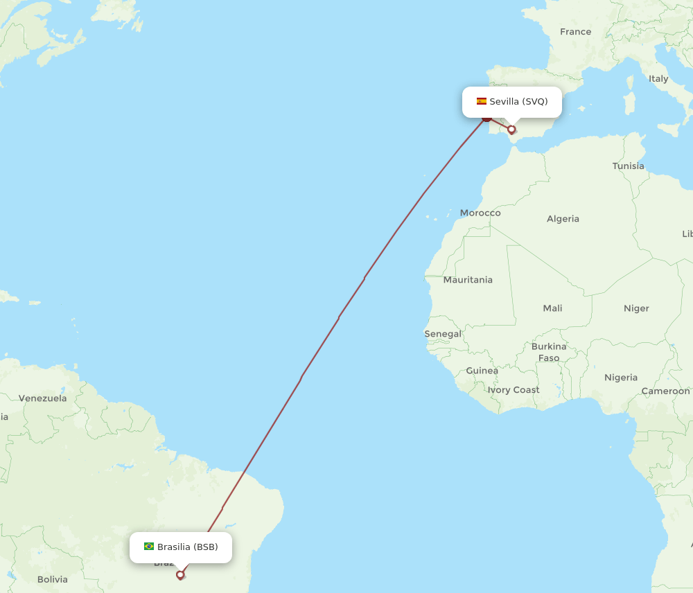 BSB-SVQ flight routes