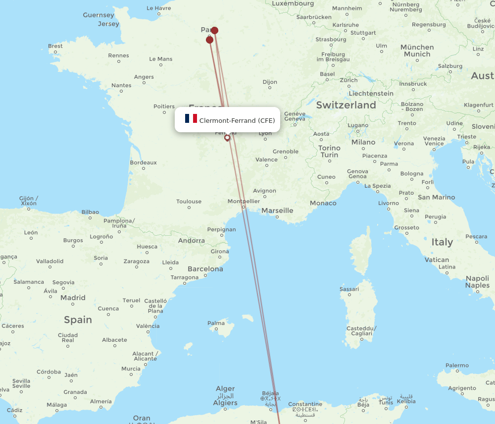 BSK-CFE flight routes