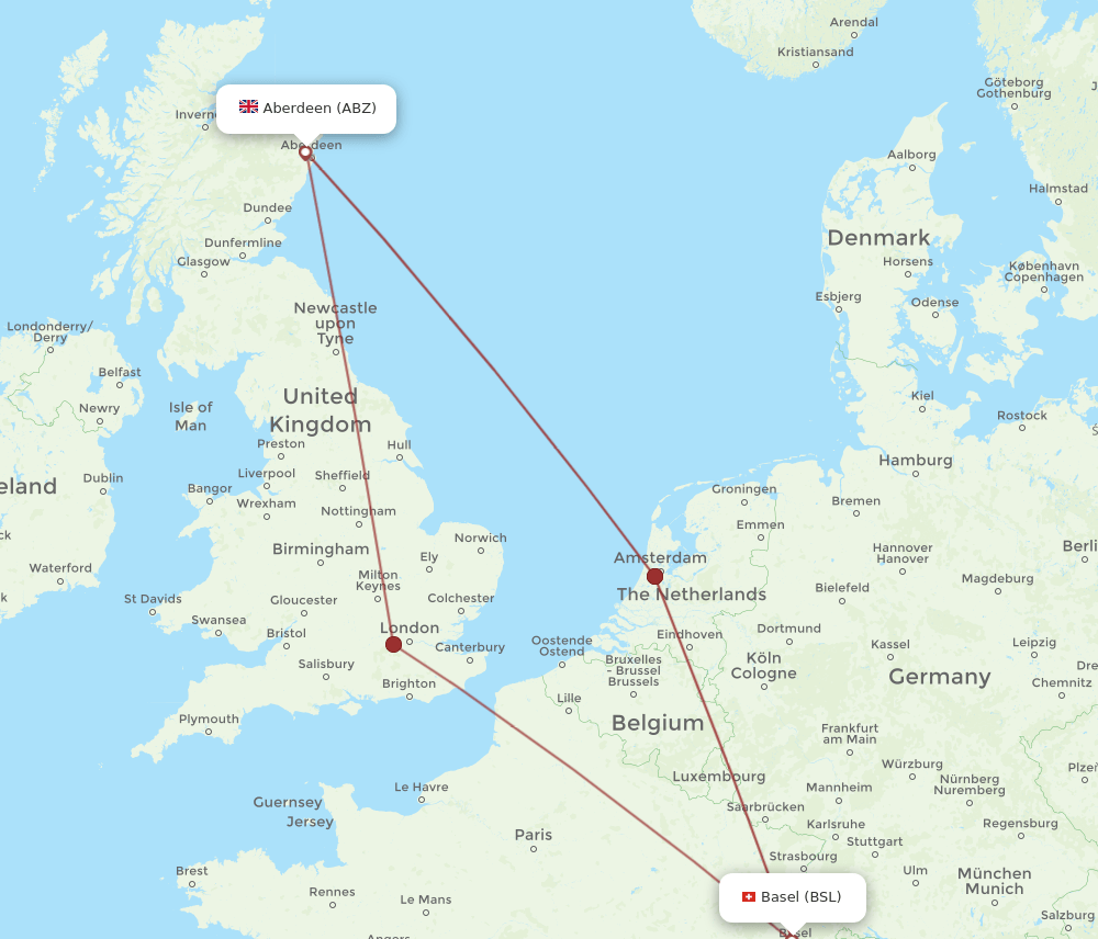 BSL-ABZ flight routes