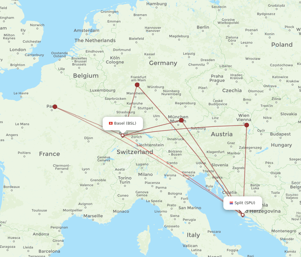 BSL-SPU flight routes
