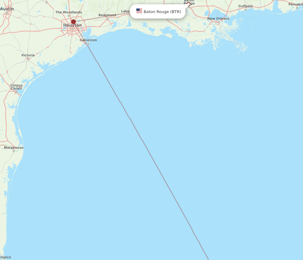 BTR-MID flight routes