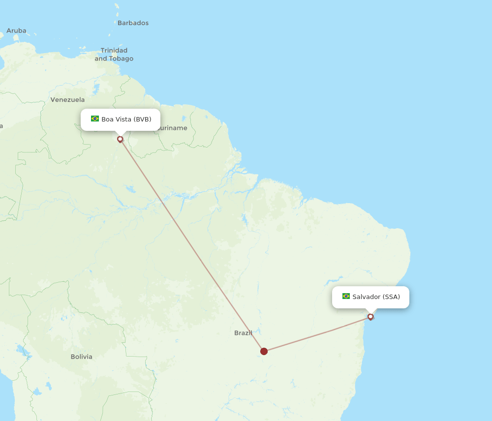 BVB-SSA flight routes