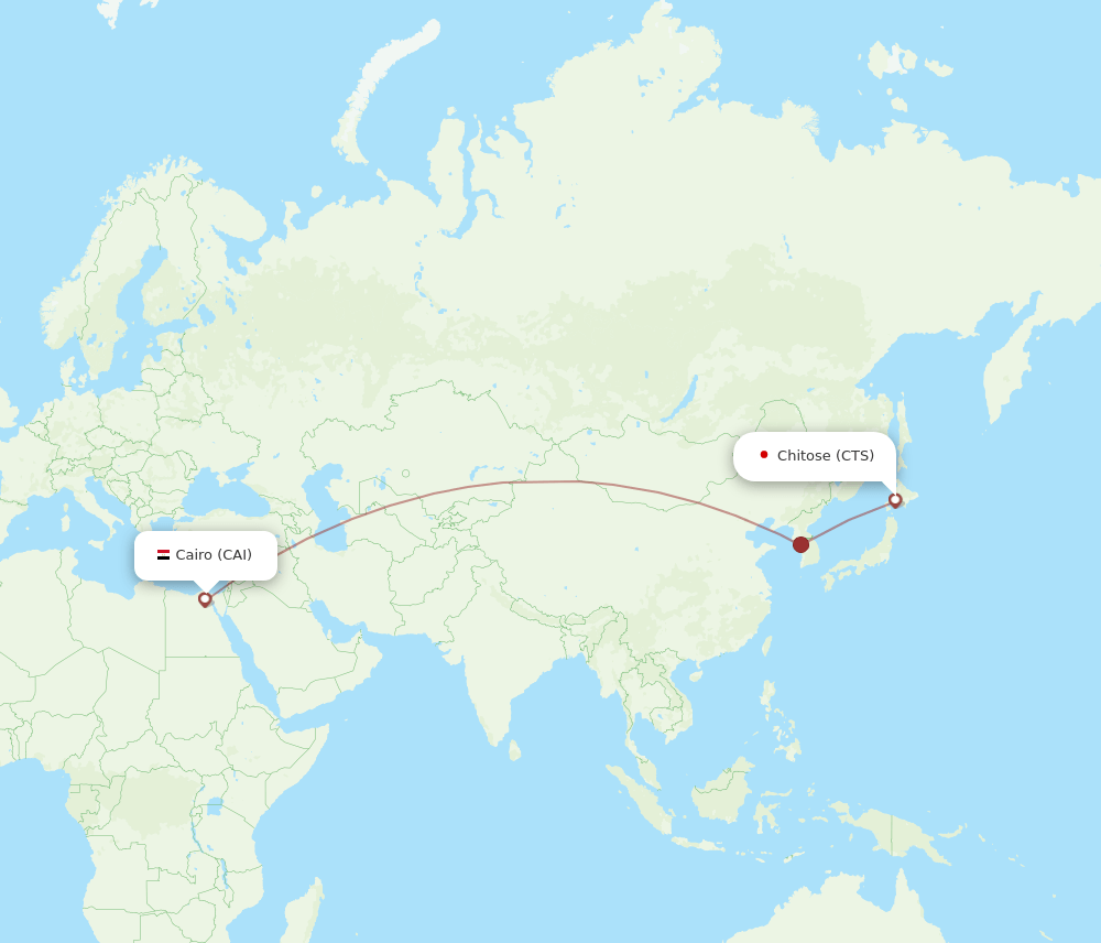 CAI-CTS flight routes