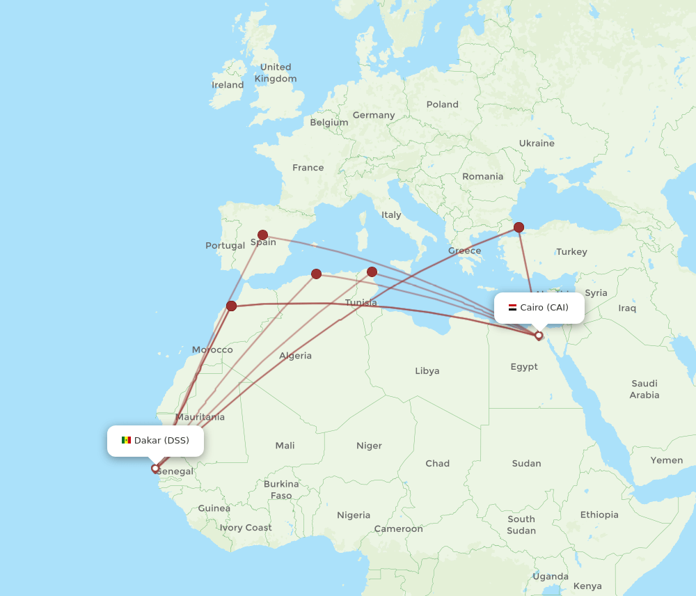 CAI-DSS flight routes