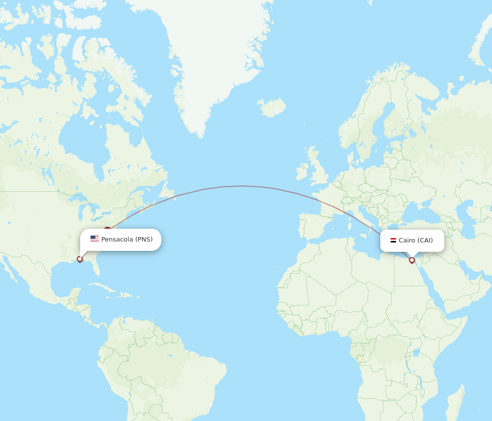 CAI-PNS flight routes