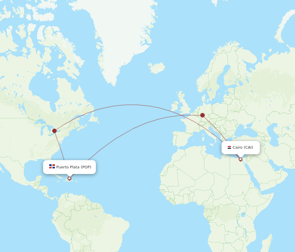 CAI-POP flight routes
