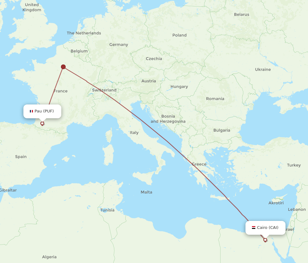 CAI-PUF flight routes