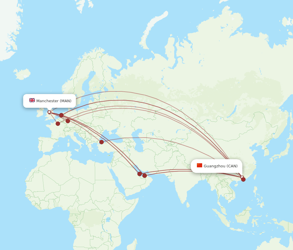 CAN-MAN flight routes