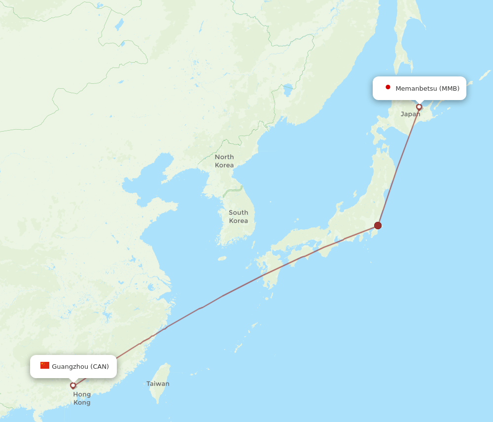 CAN-MMB flight routes