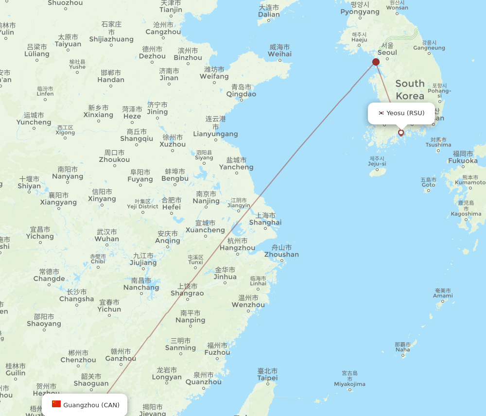CAN-RSU flight routes