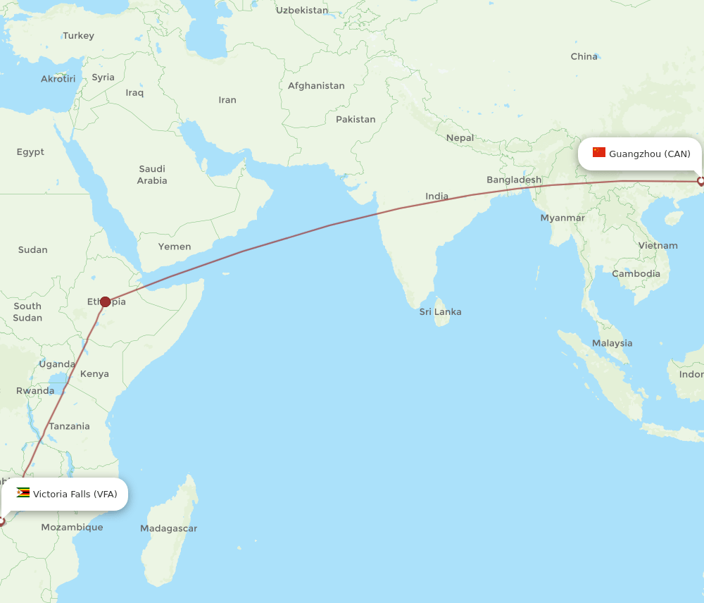 CAN-VFA flight routes