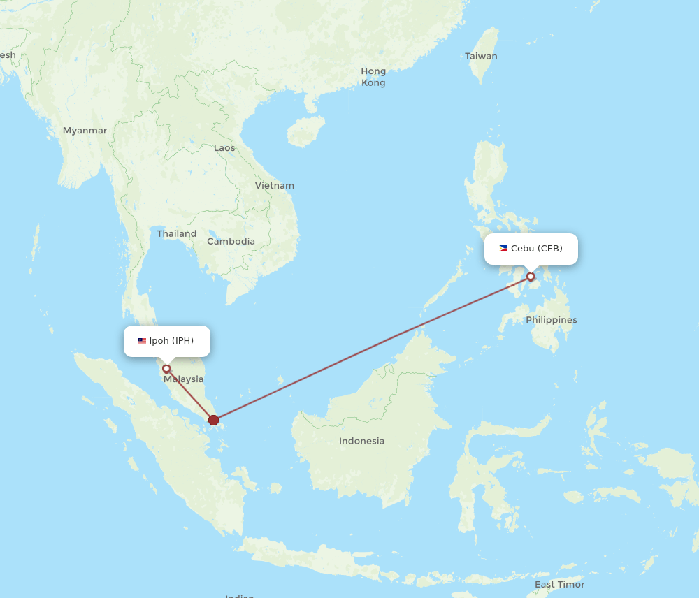 CEB-IPH flight routes