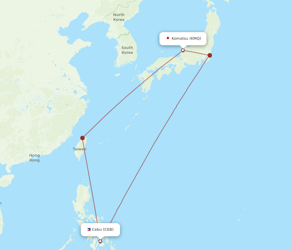 CEB-KMQ flight routes