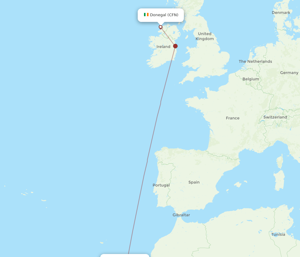CFN-ACE flight routes