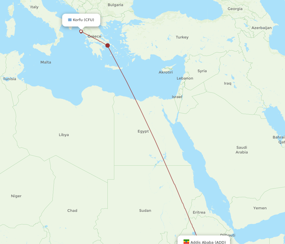 CFU-ADD flight routes