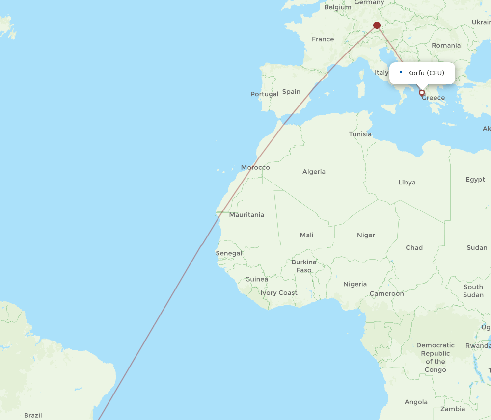 CFU-GIG flight routes