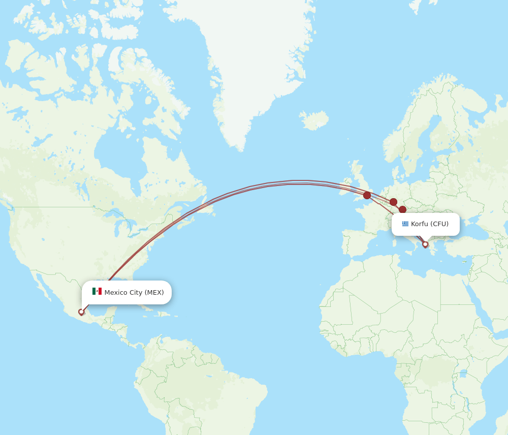 CFU-MEX flight routes