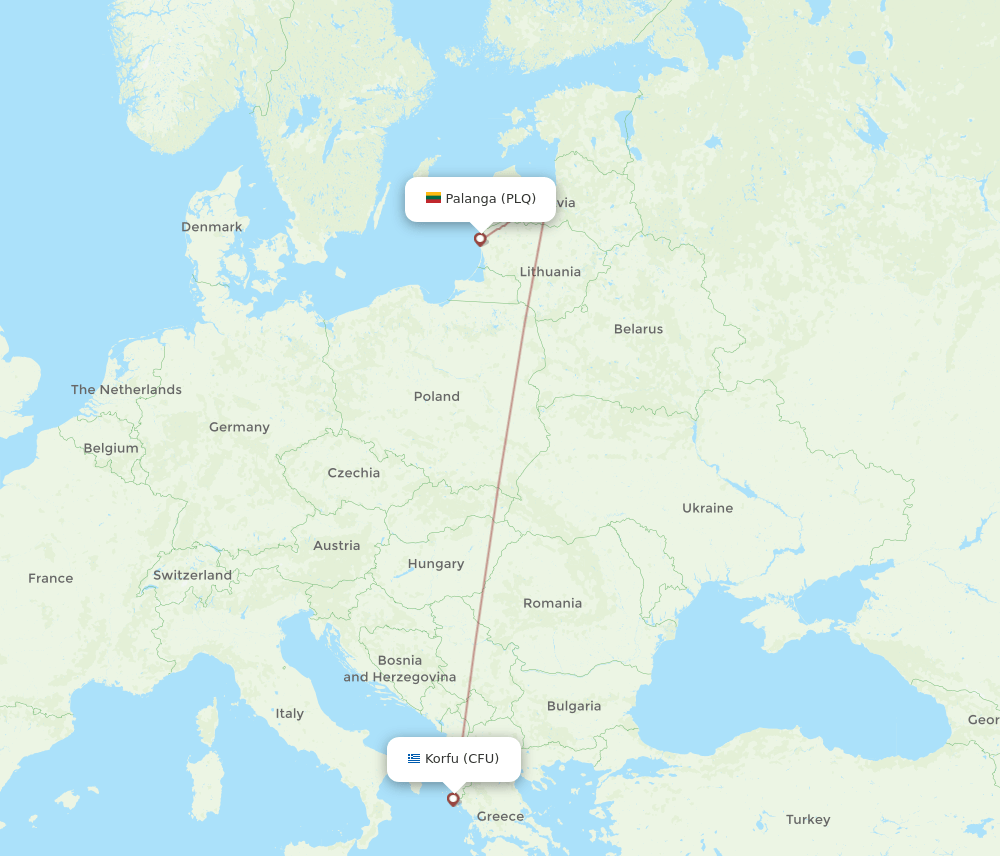 CFU-PLQ flight routes