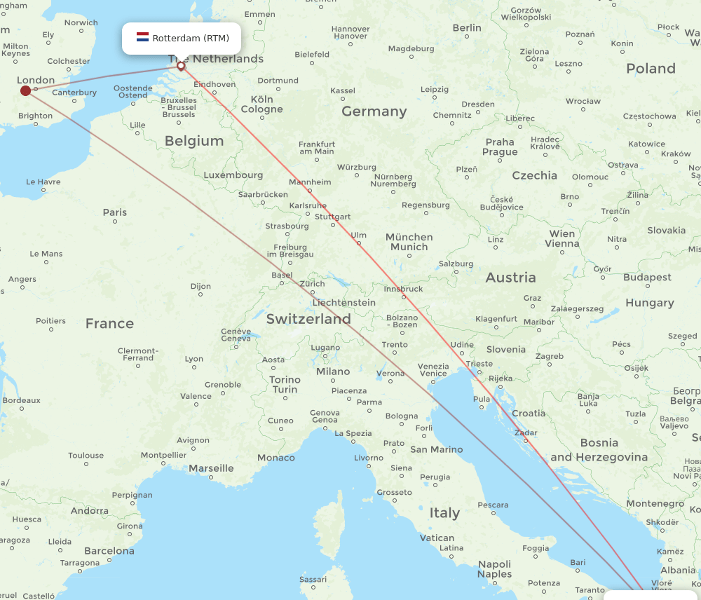 CFU-RTM flight routes