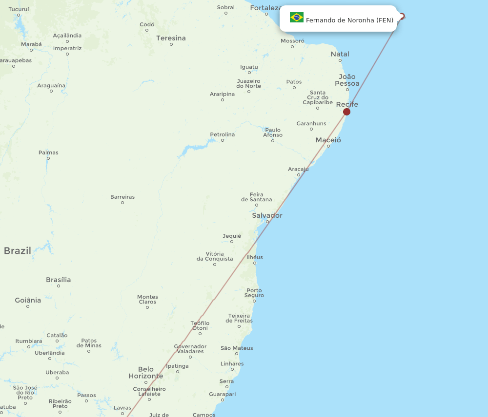 CGH-FEN flight routes