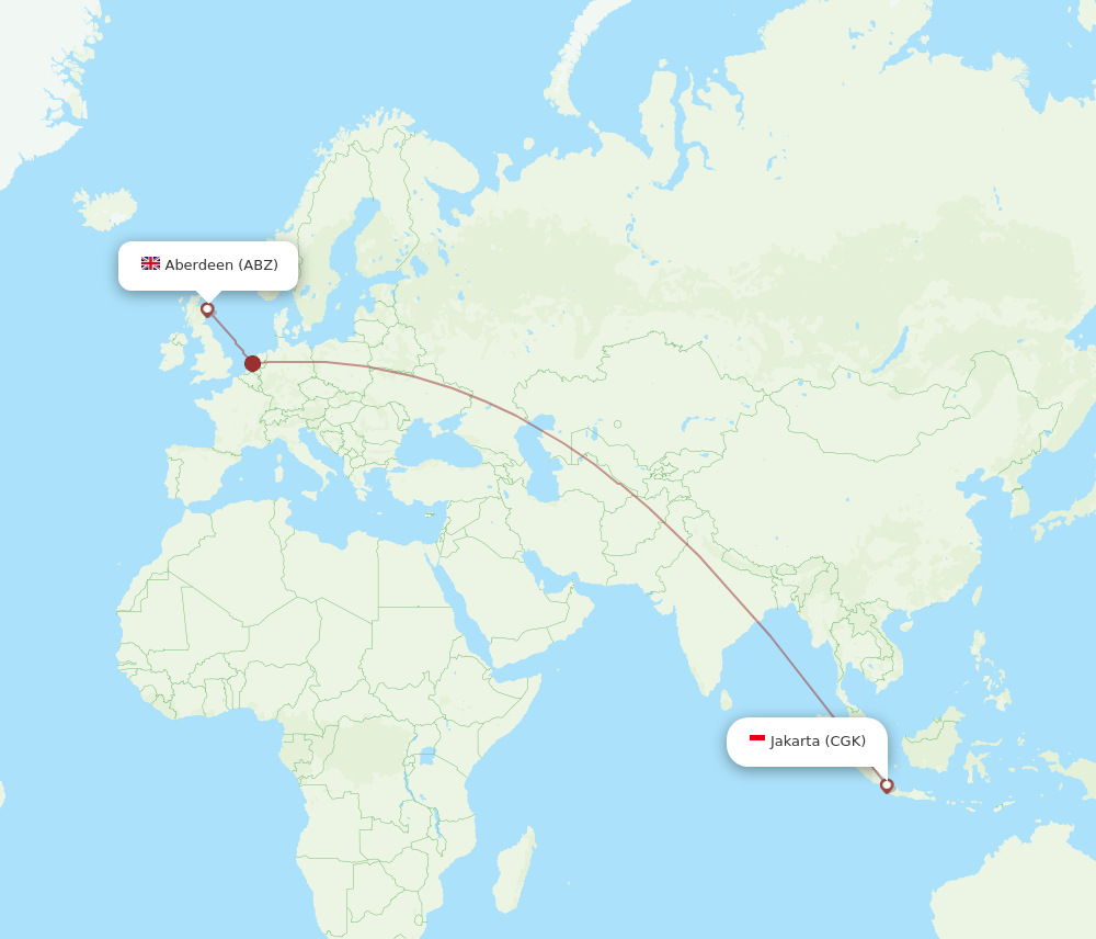 CGK-ABZ flight routes