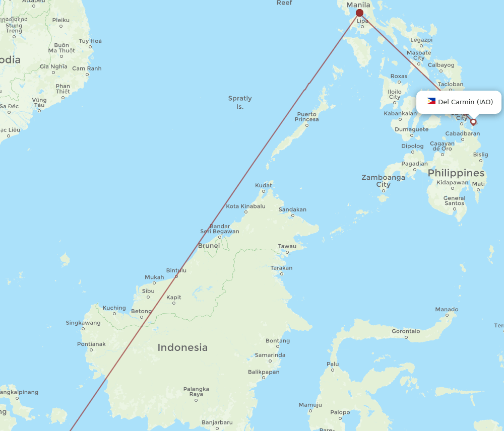 CGK-IAO flight routes