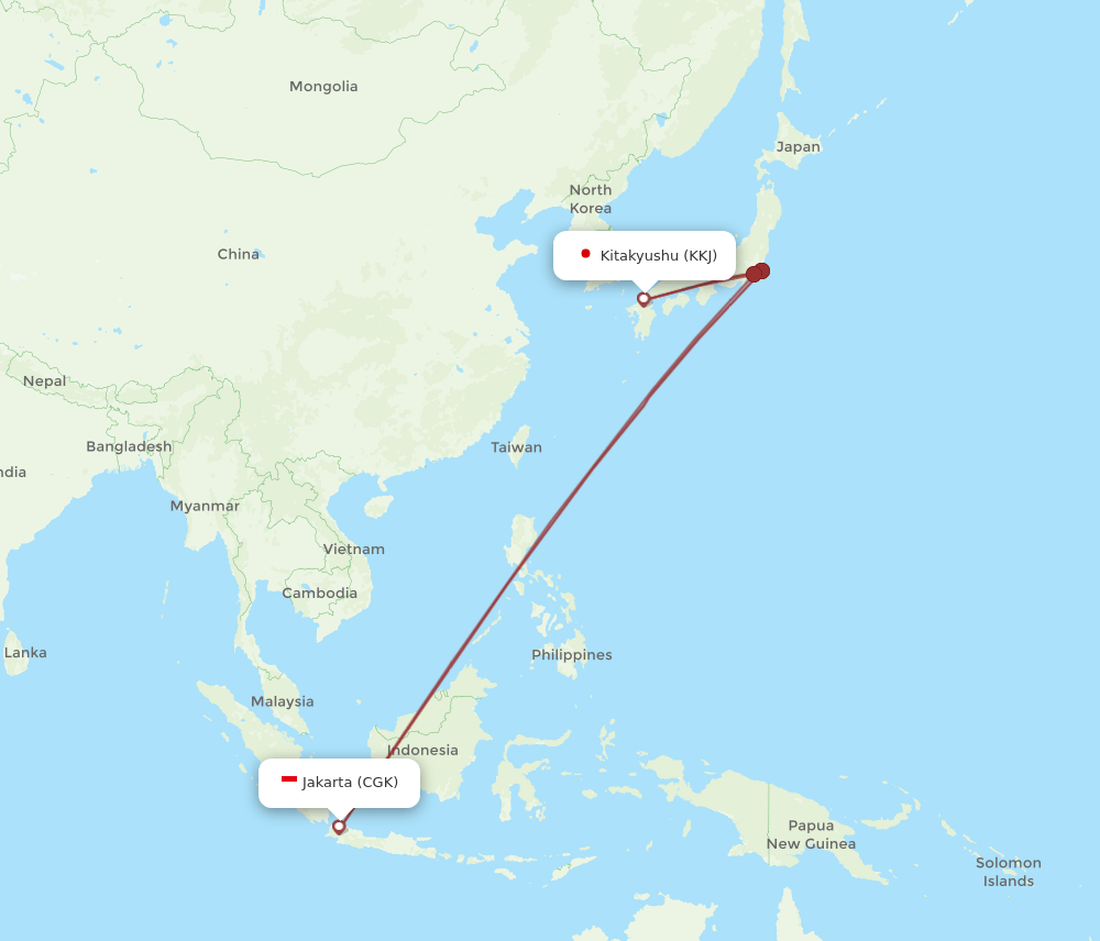CGK-KKJ flight routes