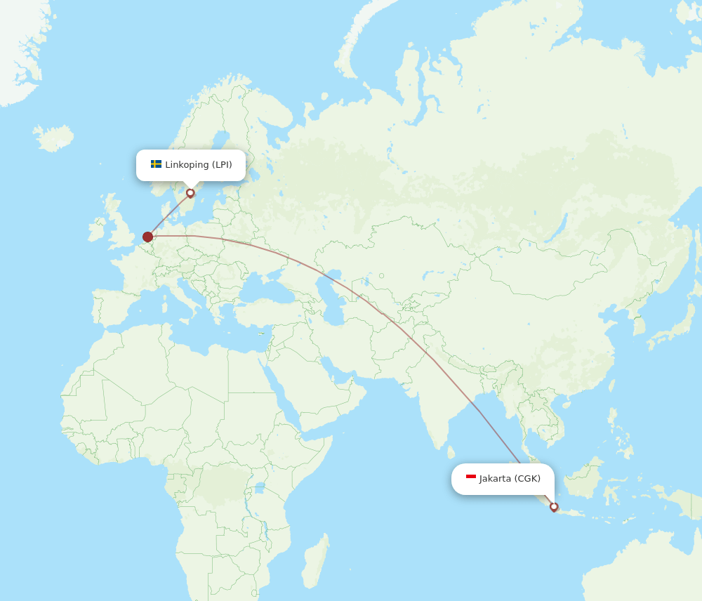 CGK-LPI flight routes