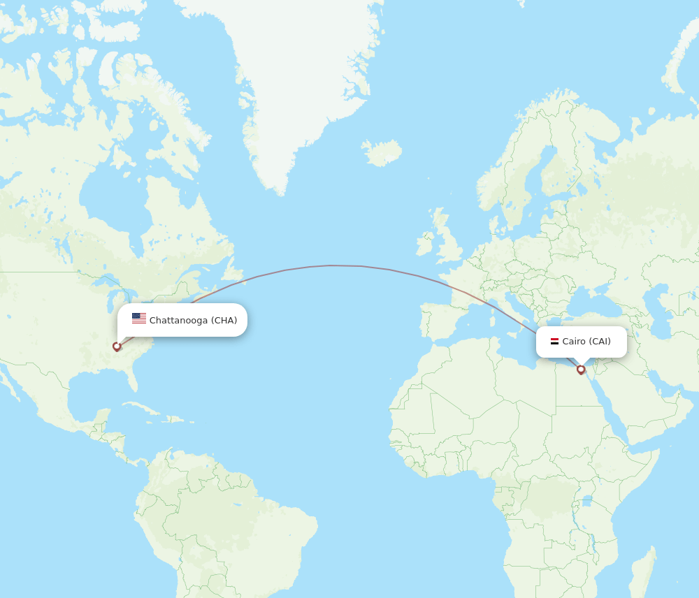 CHA-CAI flight routes