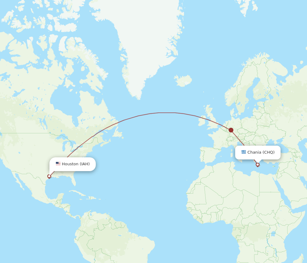 CHQ-IAH flight routes