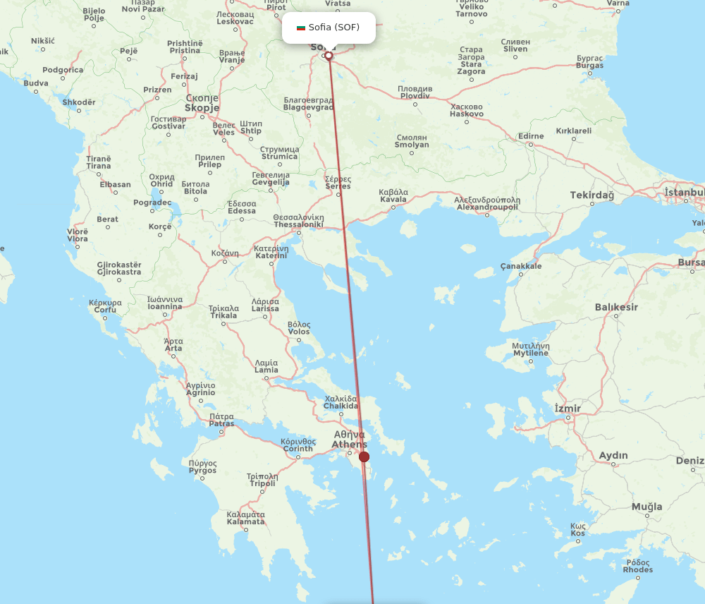 CHQ-SOF flight routes