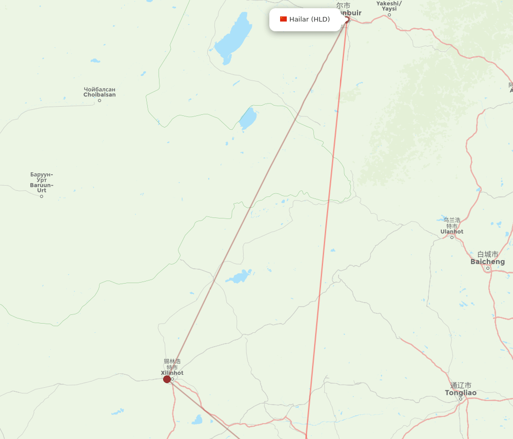 CIF-HLD flight routes