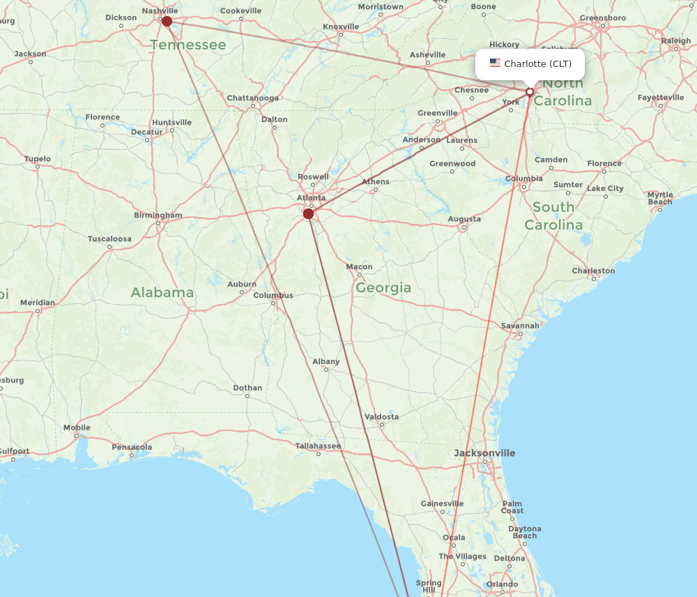 All Flight Routes From Charlotte To Sarasota CLT To SRQ Flight Routes all-flight-routes-from-charlotte-to-sarasota-clt-to-srq-flight-routes