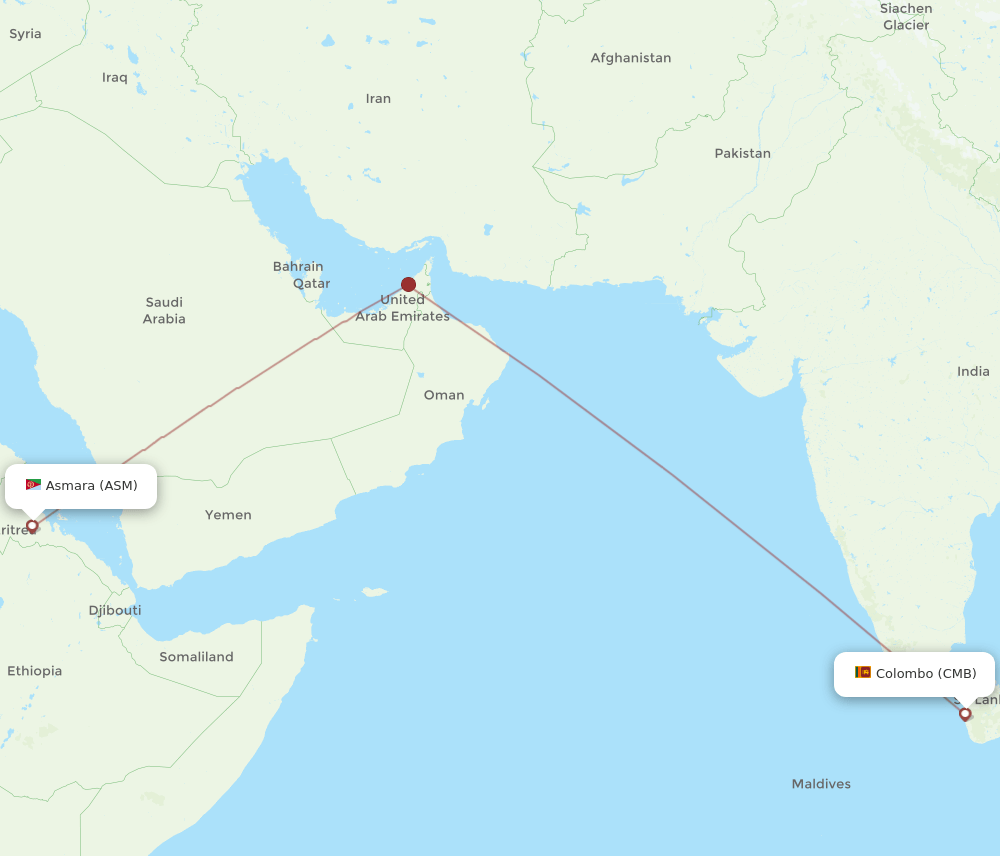 CMB-ASM flight routes
