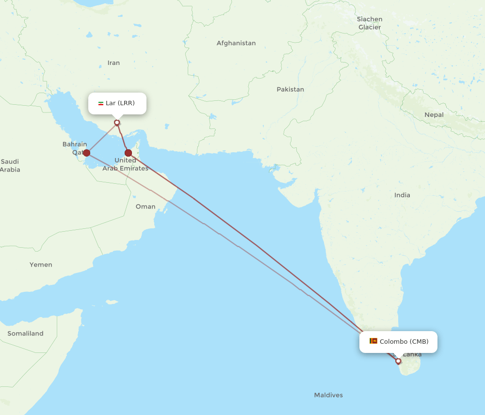 CMB-LRR flight routes