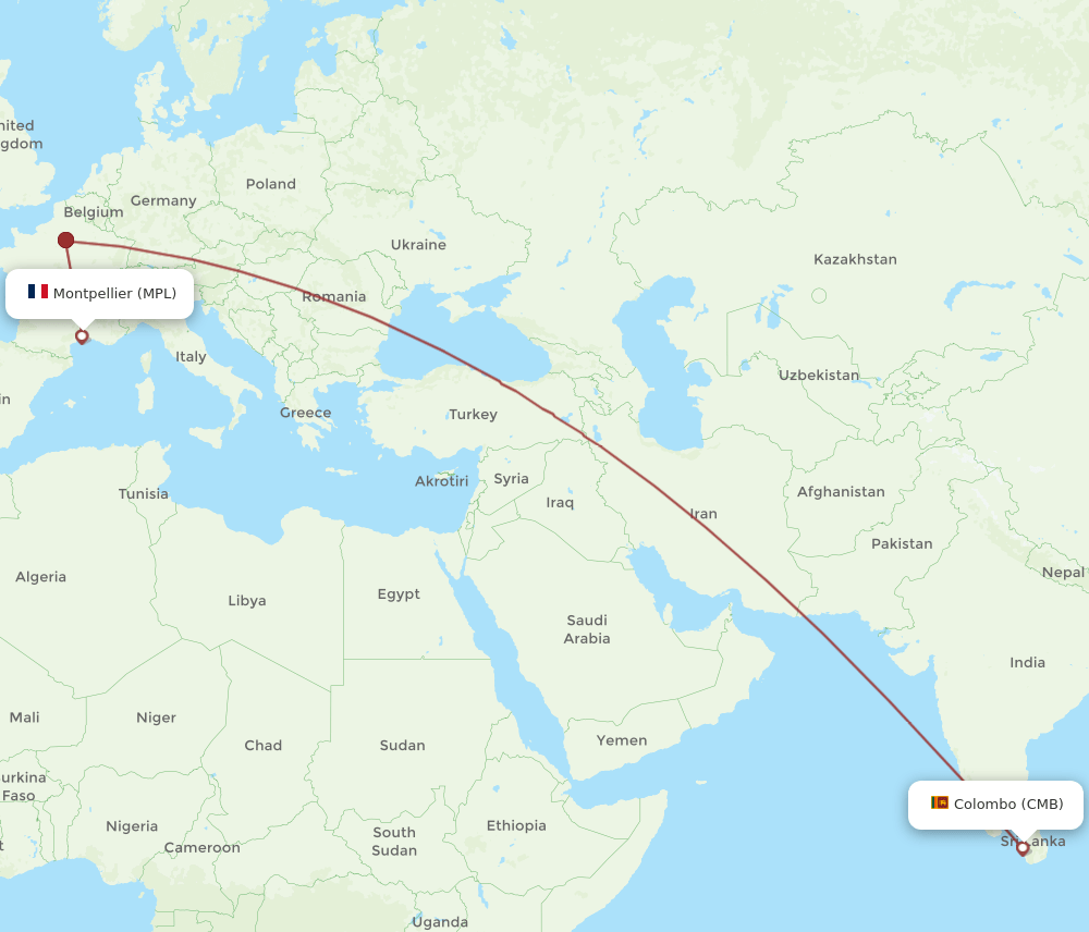 CMB-MPL flight routes