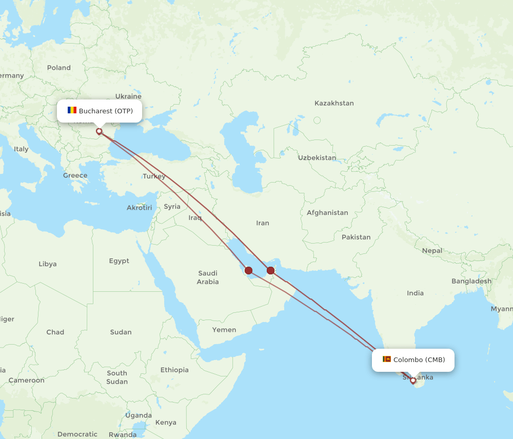 CMB-OTP flight routes
