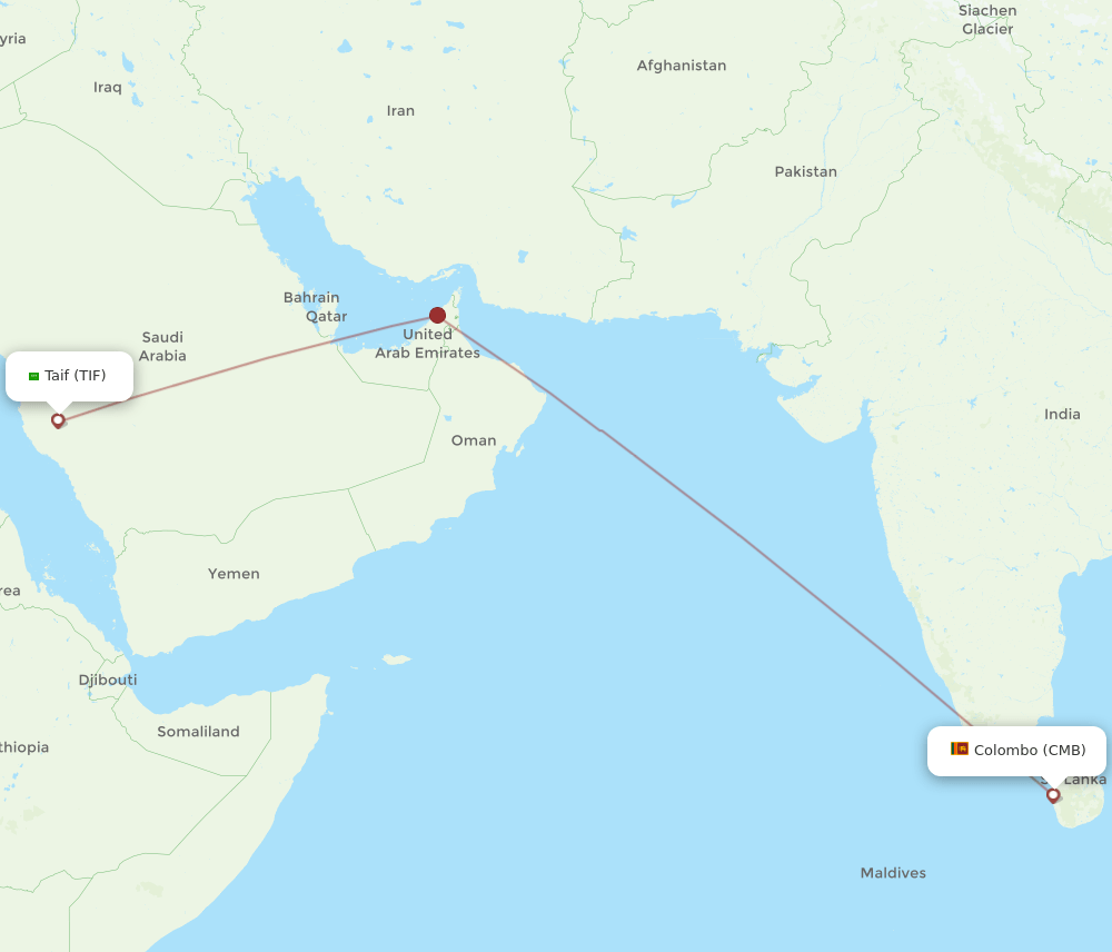 CMB-TIF flight routes
