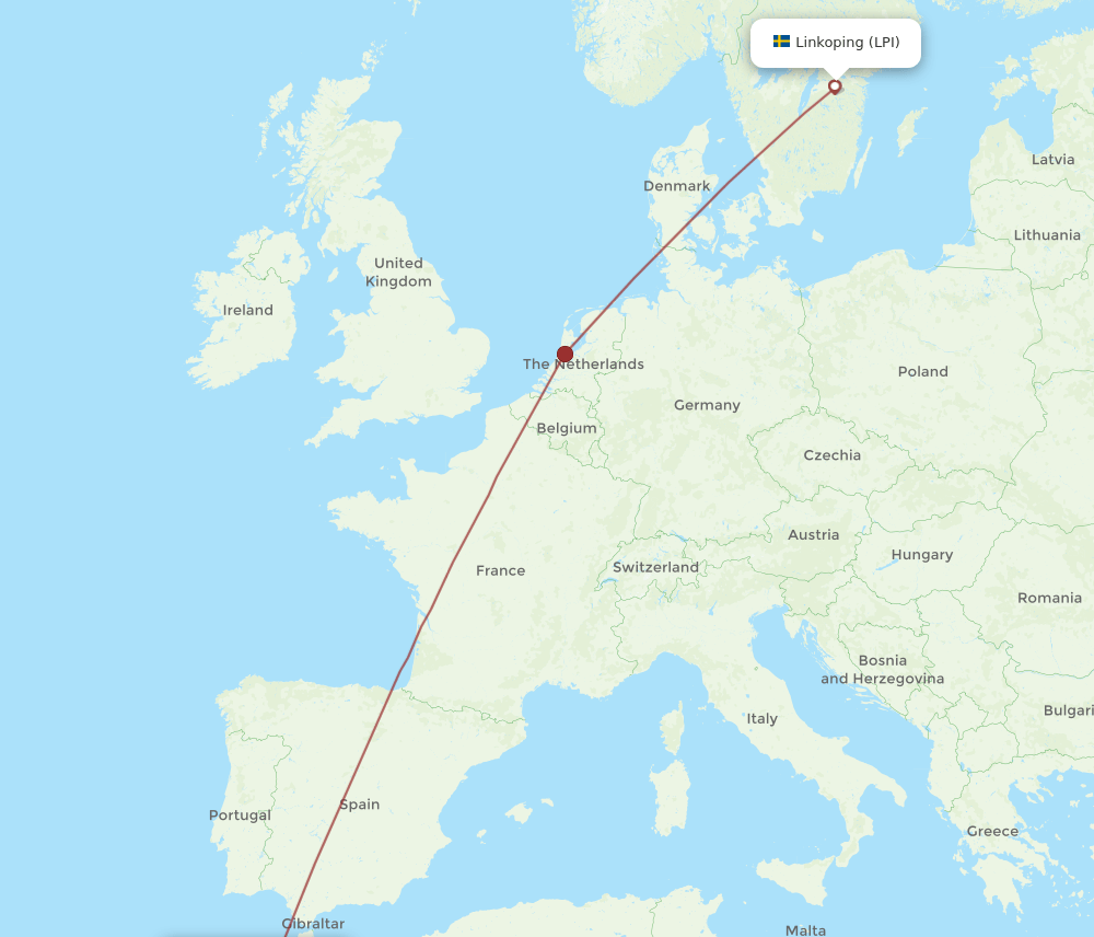 CMN-LPI flight routes