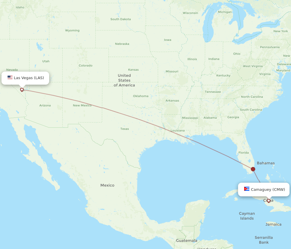CMW-LAS flight routes