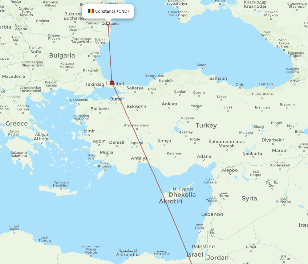 CND-AQJ flight routes
