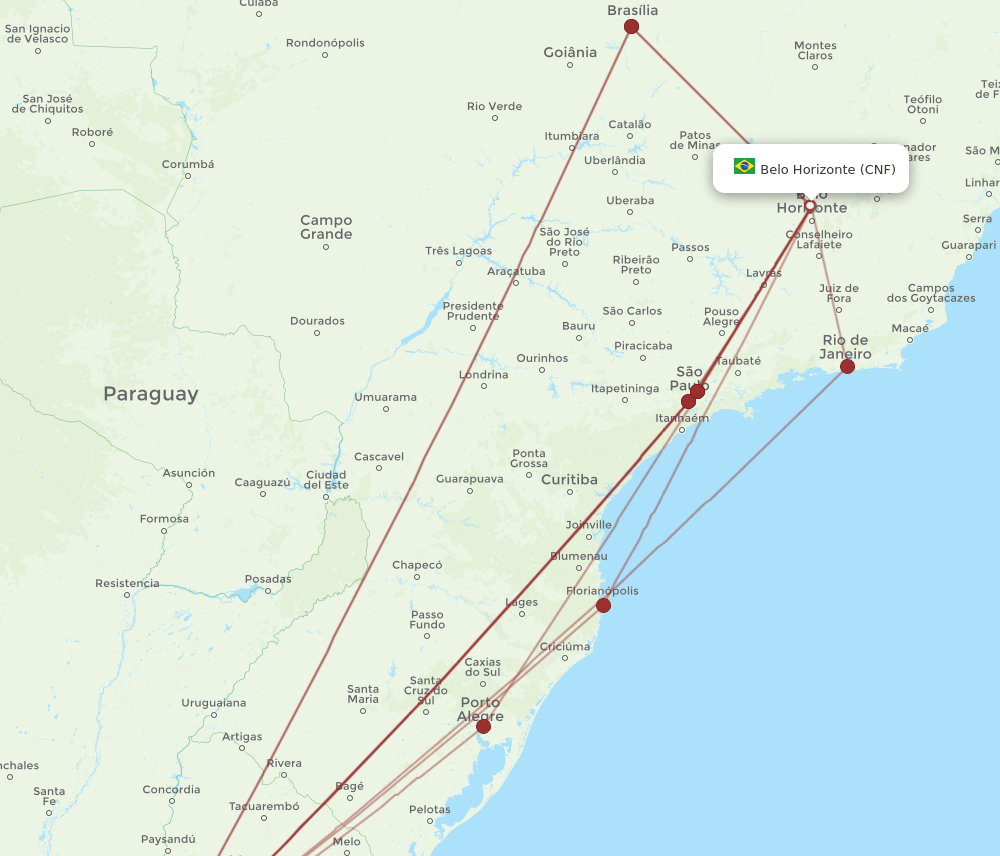 CNF-AEP flight routes