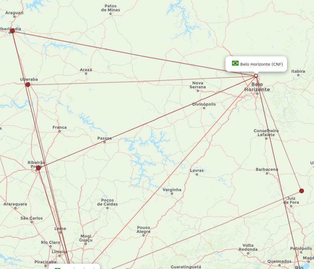 CNF-VCP flight routes