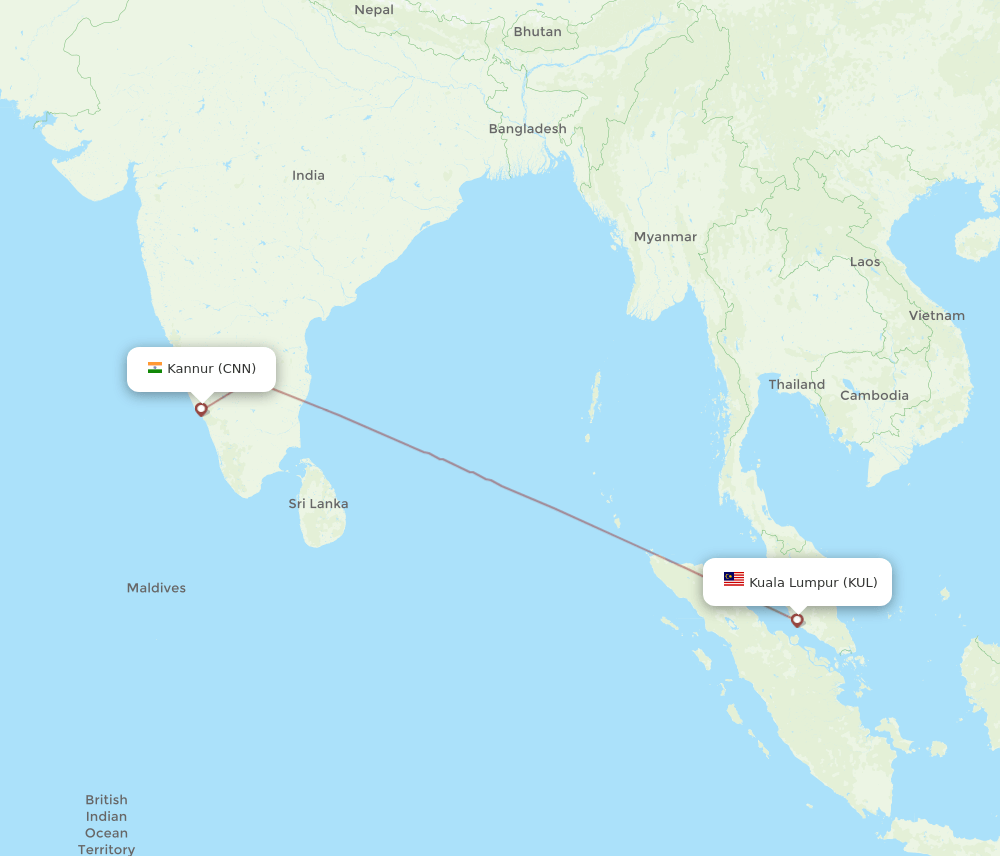 CNN-KUL flight routes