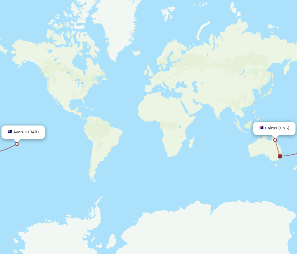 CNS-RAR flight routes