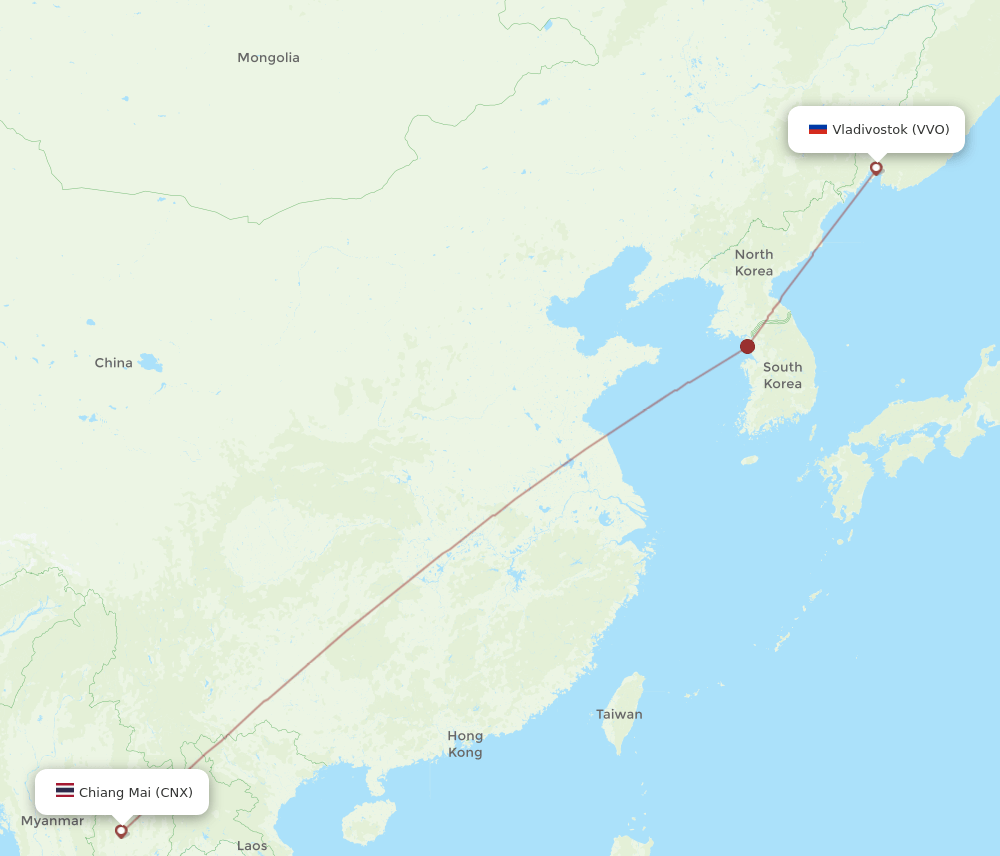 CNX-VVO flight routes