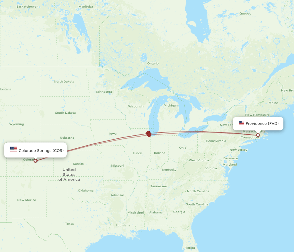 COS-PVD flight routes